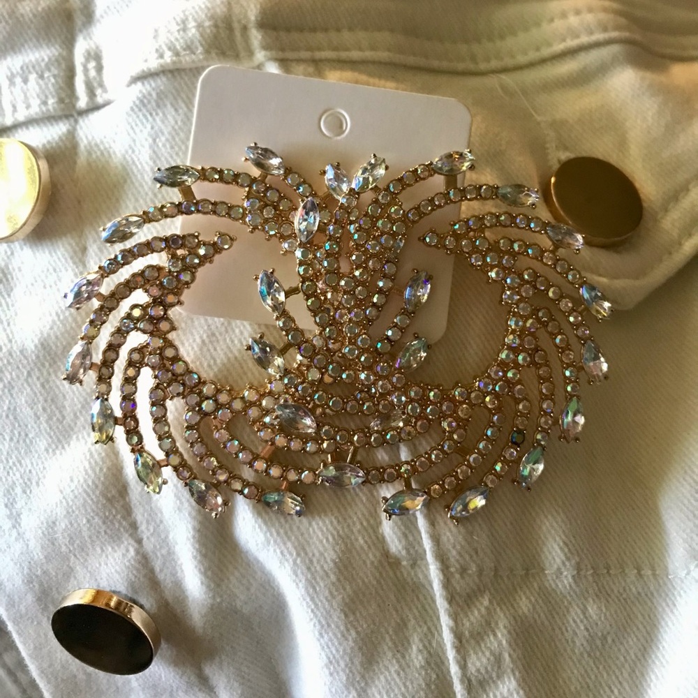 2 for $10. ✨AB Rhinestone Earrings✨NWOT
